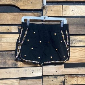Madewell‎ Embroidered Springtime Pull-On Shorts Size Small